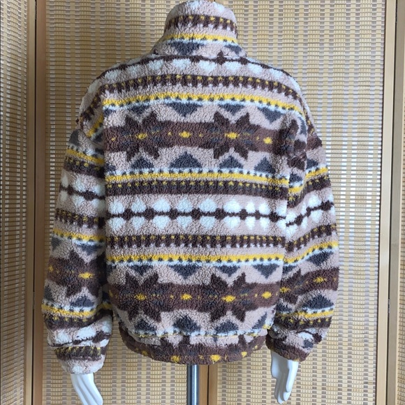 Offline By Aerie Quarter Zip Fleece Pullover Antique Rose Size Small - Picture 5 of 6